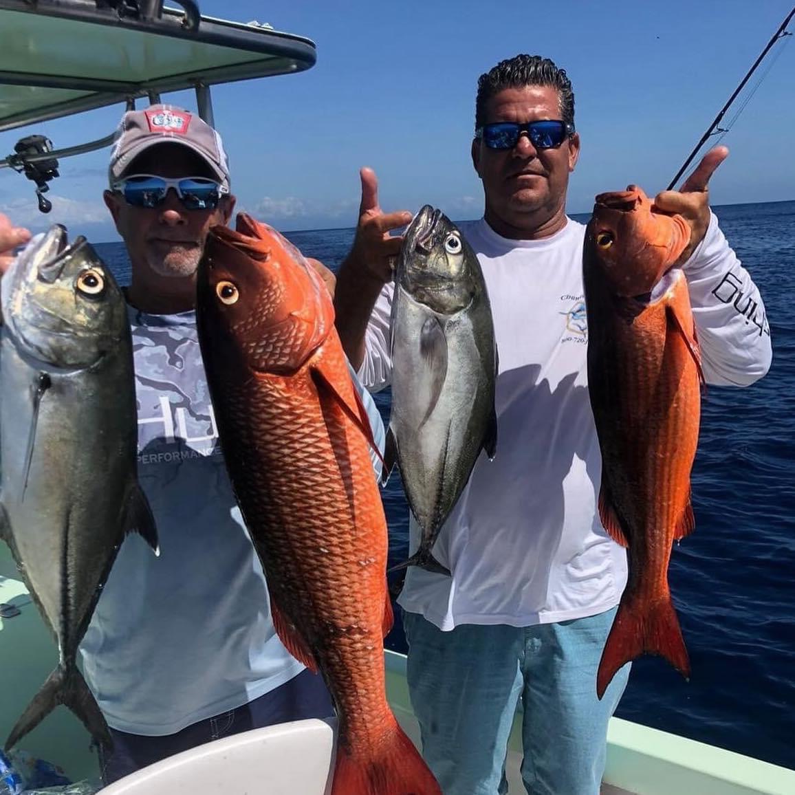 Snapper caught fishing near Jacó